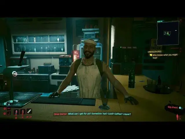 Video thumbnail for Cyberpunk 2077 - Ezekiel Saw The Wheel: Night, Raining: Talk To The Diner Owner | Kill Thugs | NS2