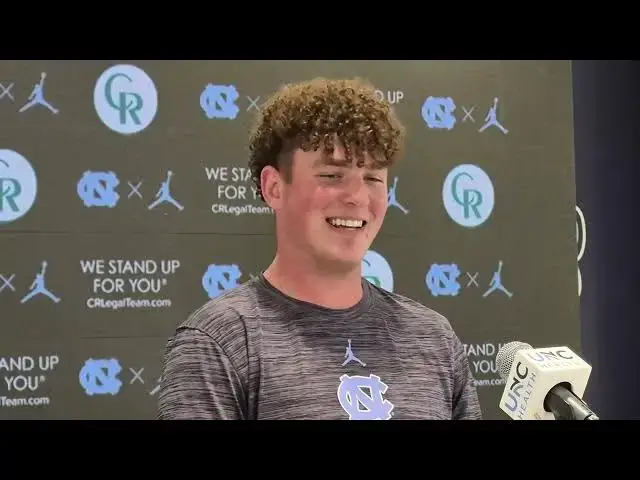 'Video thumbnail for #UNC place-kicker Rece Verhoff'