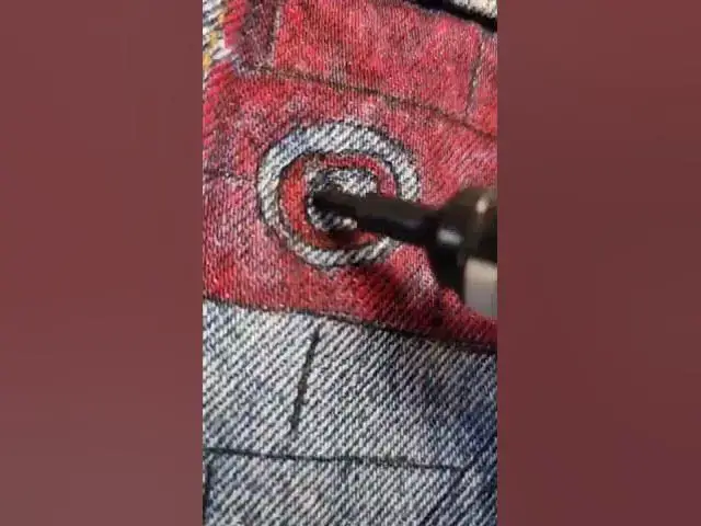 Video thumbnail for Denim Jacket Customisation #shorts