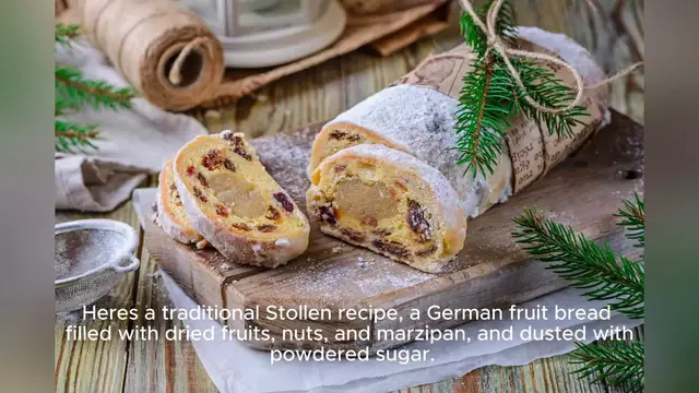 Video thumbnail for stollen recipe