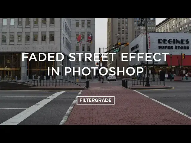 'Video thumbnail for Faded Street Photography Effect Tutorial in Adobe Photoshop'