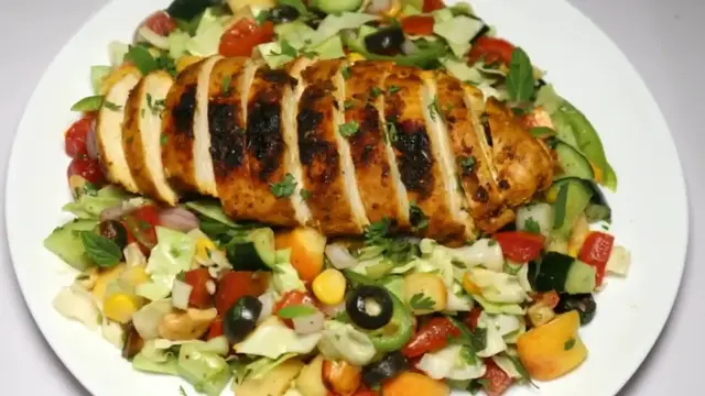 Video thumbnail for Best Grilled Chicken Salad Recipe