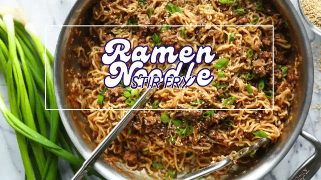 'Video thumbnail for Ramen Noodle Stir Fry'