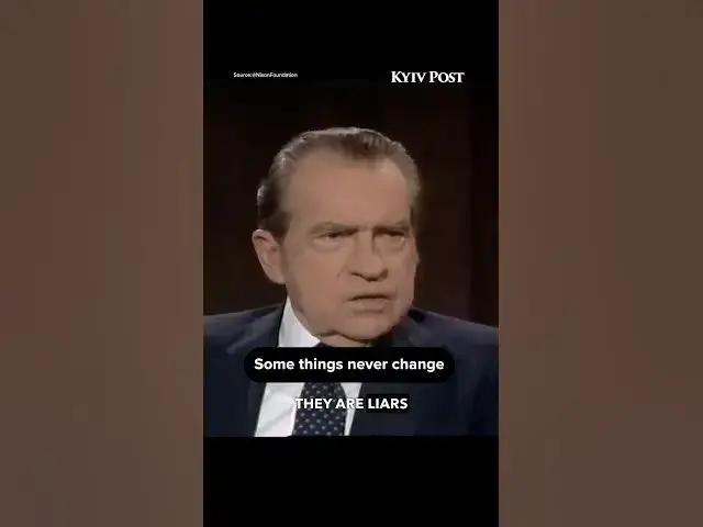 'Video thumbnail for Former U.S. President Richard Nixon on Russians. Decades later — nothing has changed.'