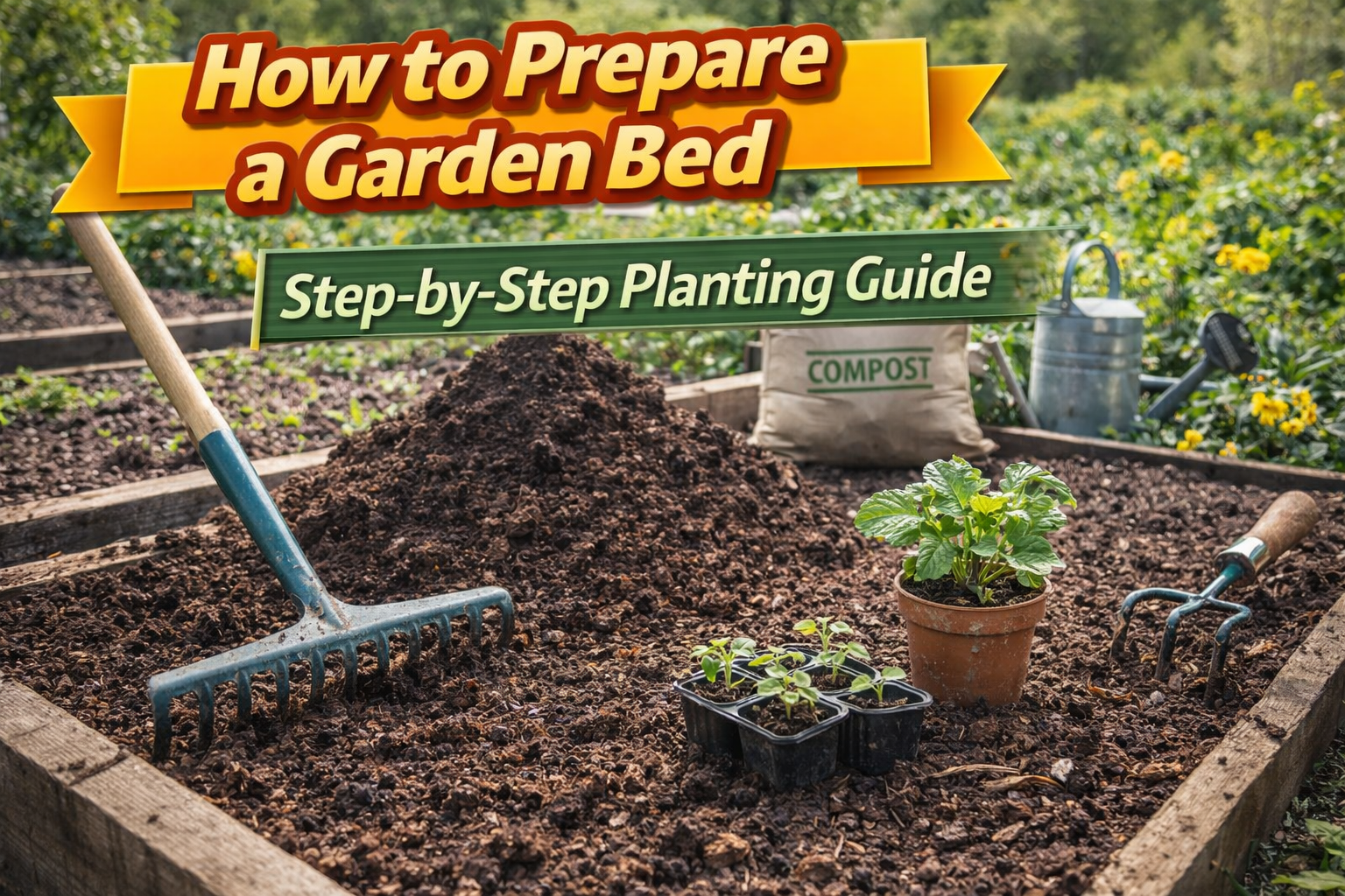 Video thumbnail for How to Prepare a Garden Bed | Step-by-Step Planting Guide
