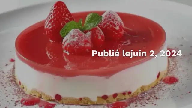 'Video thumbnail for Recette de Bavarois aux Fraises: Fraîcheur Estivale en Un Dessert'