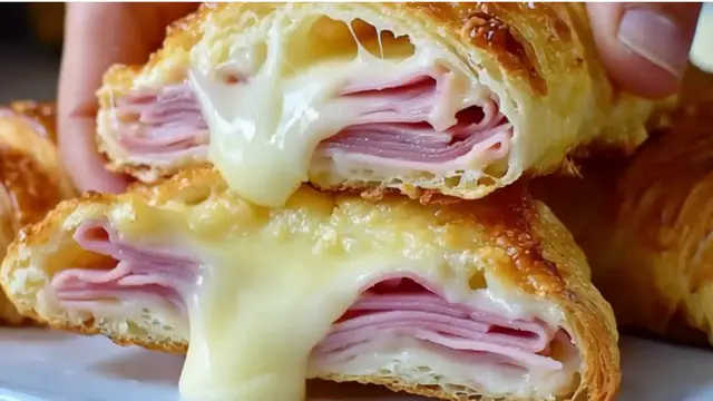 Video thumbnail for Baked Ham and Cheese Croissants Recipe | Easy Flaky Breakfast or Brunch Idea
