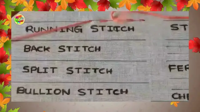 Video thumbnail for 20 Basic Hand Embroidery Samples For Beginners
