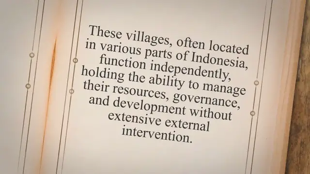 Video thumbnail for Characteristics of Autonomous Villages