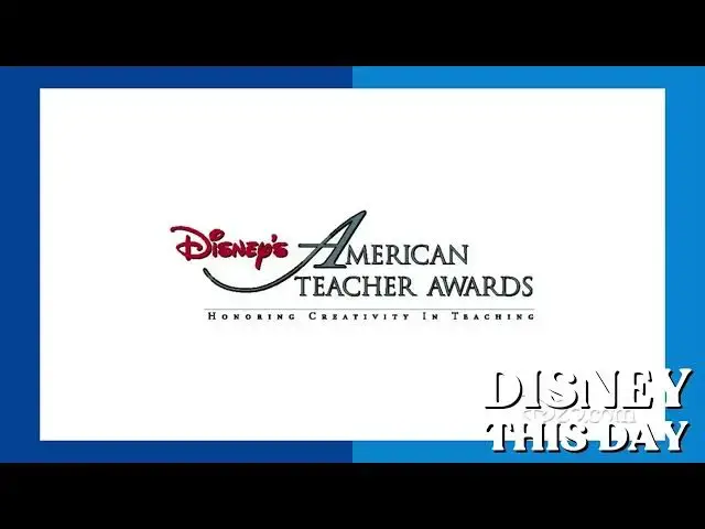 'Video thumbnail for American Teacher Awards | DISNEY THIS DAY | October 7, 1990'