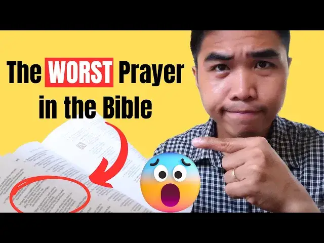 'Video thumbnail for The Worst Prayer in the Bible: A Powerful Lesson on How to Pray Right!'