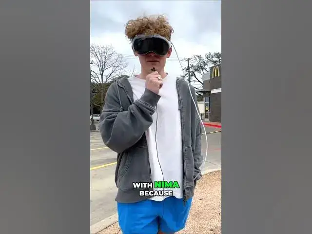 'Video thumbnail for Ryan Trahan Experiencing Virtual Reality at McDonald's #FutureTech #VisionPro #ArTec'