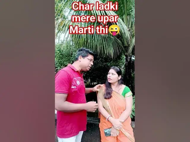 'Video thumbnail for Char ladki mere upar Marti thi😜 #funny #comedy #vikramcomedy #woodenbuilding'