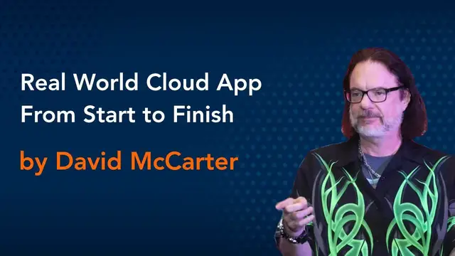 Video thumbnail for Real World Cloud App From Start to Finish by David McCarter || Azure Virtual Conference