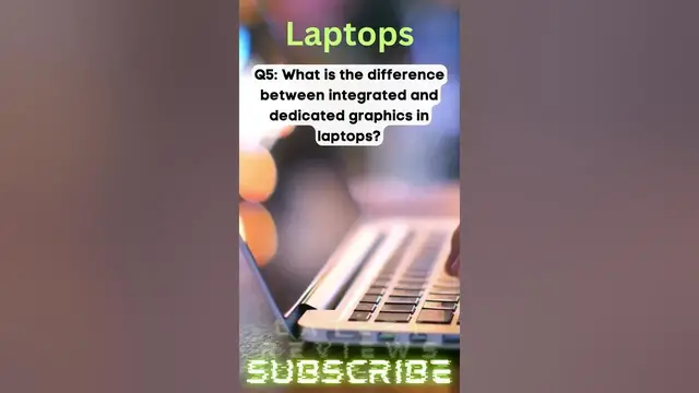 Video thumbnail for What is the difference between integrated and dedicated graphics in laptops?