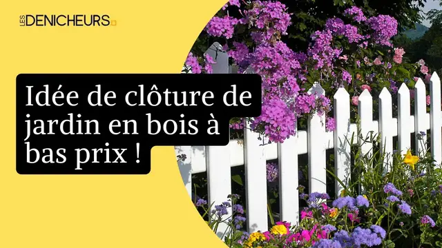 'Video thumbnail for 🏡 Clôture de jardin en bois : 7 inspirations design et à bas coût ! 💰'