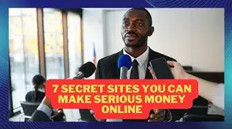 Video thumbnail for 7 Secret Sites You Can Make Serious Money Online #viral #money