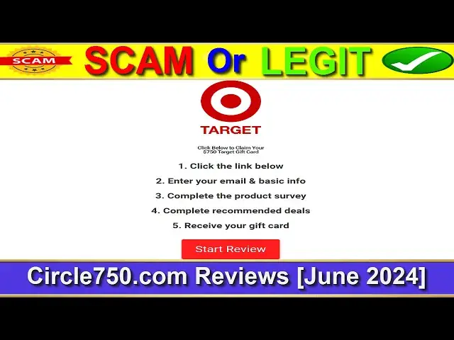 Video thumbnail for Circle750.com Reviews (June 2024) - Is Circle 750 Target A Legit Or Scam Site? Find Out! |