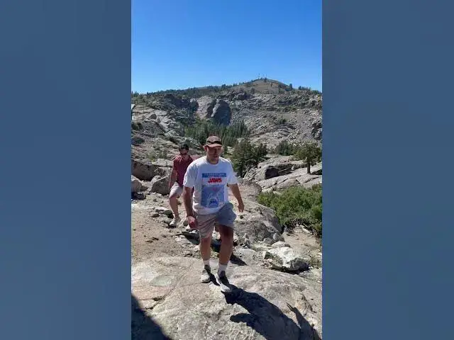 'Video thumbnail for Almost fell on the mountain trying to get a cool video #noway #coldtruth #hiking #rockclimbing'