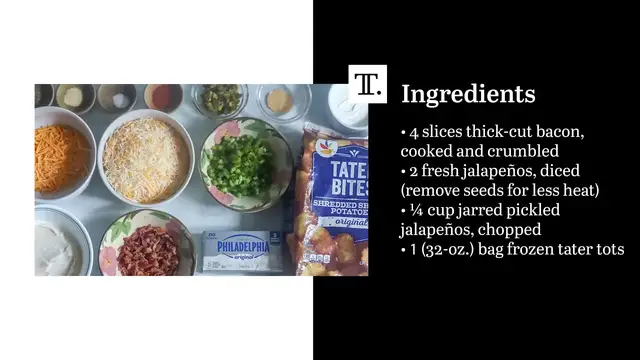 'Video thumbnail for This Tater Tot Casserole Is Perfect For Breakfast, Lunch, And Dinner, And It Feeds A Whole Crowd'