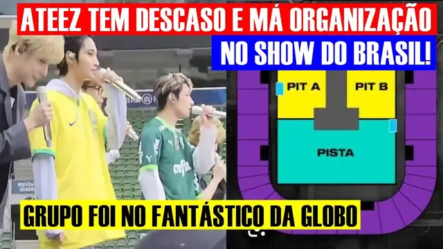 Video thumbnail for ATEEZ TEM DESCASO E MÁ ORGANIZAÇÃO NO SHOW DO BRASIL