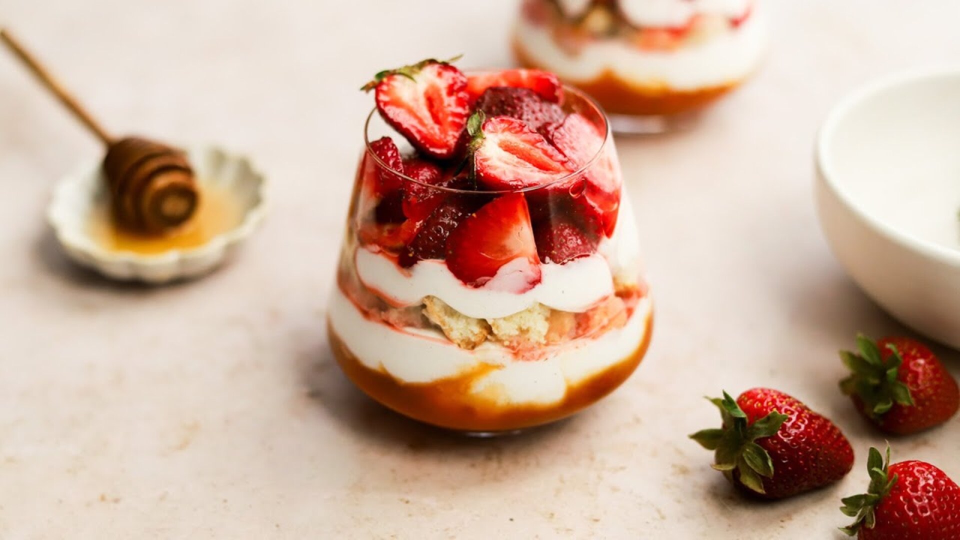 Video thumbnail for Strawberry And Apricot Parfait Recipe