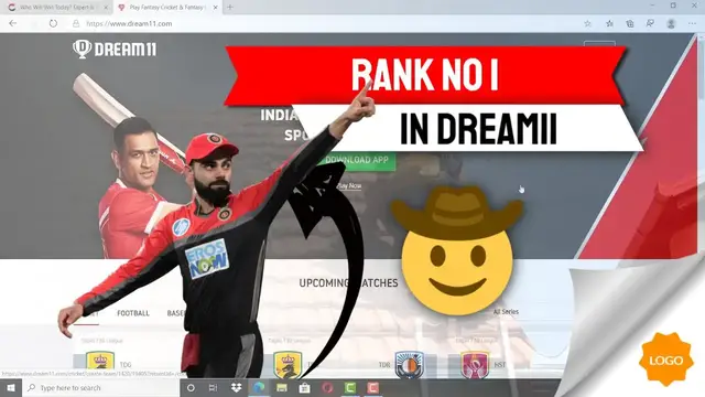 Video thumbnail for Rank No 1 in Dream11 Small Leagues | 100% Working Tips and Tricks to Win Every Match