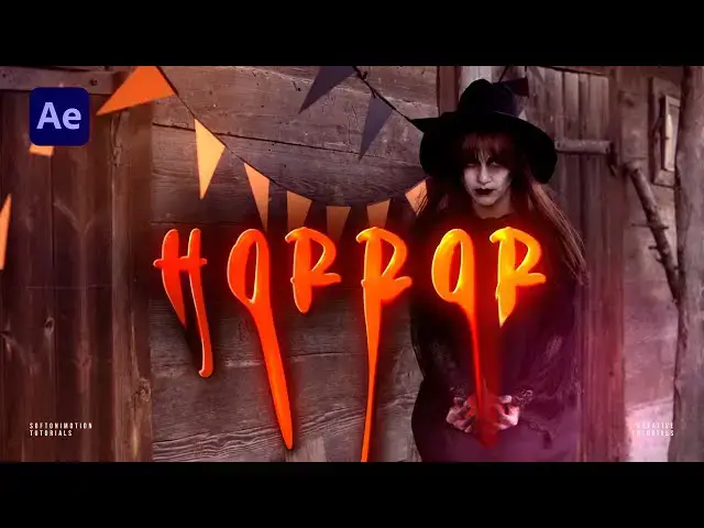 'Video thumbnail for Spooky Halloween Text in After Effects Tutorial'