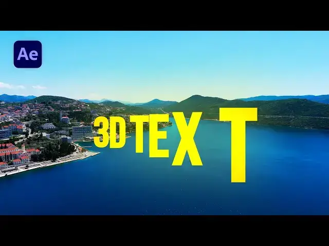 'Video thumbnail for 3D Text Animation Tutorial in After Effects [NO PLUGINS]'