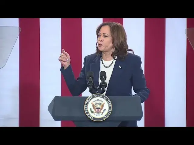 Video thumbnail for Kamala Harris Unhinged During Speech - She Lost Her Mind
