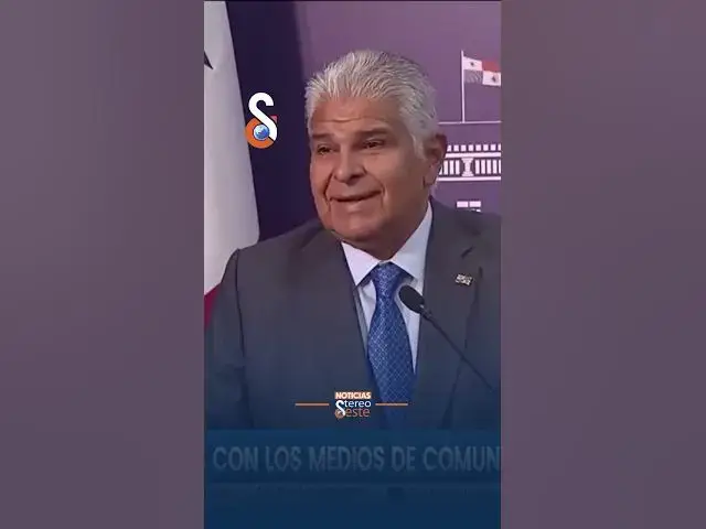 Video thumbnail for Presidente José Raúl Mulino doma periodista