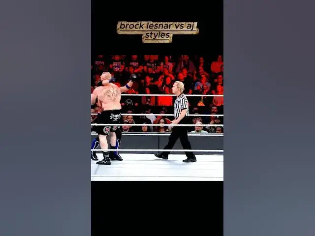 Video thumbnail for Brock Lesnar vs AJ Styles 🔥 Champion vs Champion | Survivor Series 2017