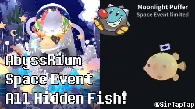 Video thumbnail for Tap Tap Fish AbyssRium | Space Event Guide All Hidden Fish!