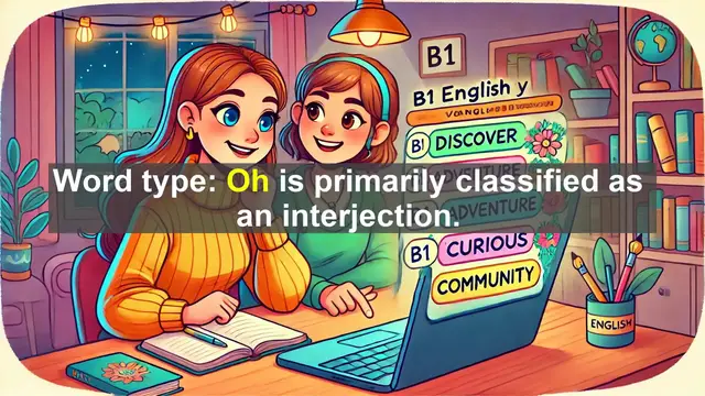 Video thumbnail for 2500 Must Know CEFR B1 Vocabulary - The Power of 'Oh': Mastering This Tiny English Interjection