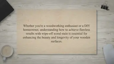 'Video thumbnail for What Happens If you don’t Wipe off Wood Stain: Wipe Excess Stain'