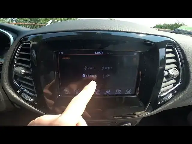 'Video thumbnail for How to Change Radio Source in Jeep Compass II ( 2017 - now ) - Enable AUX or Bluetooth'