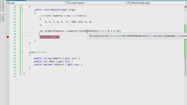 Video thumbnail for LINQ： Select, proyecciones, ejemplos ｜ LINQ ｜ Programando en C