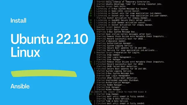 Video thumbnail for How to install Ansible in Ubuntu 22.10 Kinetic Kudu — Ansible Install