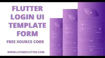 Video thumbnail for Beautiful Flutter Login UI Page Example - Free Source Code