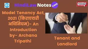 Video thumbnail for मॉडल किराएदारी अधिनियम 2021- Model Tenancy Act- 2021