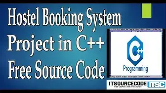 Video thumbnail for Hostel Booking System Project in C++ with Source Code  | C++ Projects with Source Code Free Download