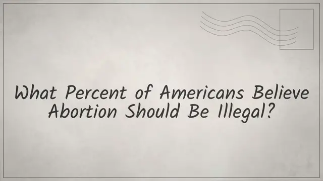 Video thumbnail for What Percent of Americans Believe Abortion Should Be Illegal?