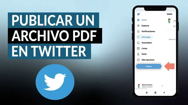 Video thumbnail for Cómo poner o publicar un archivo PDF en TWITTER paso a paso