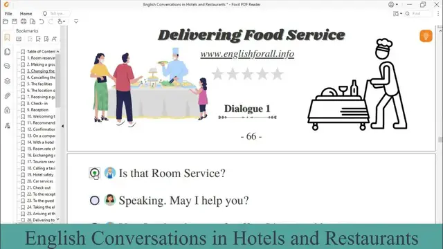 Video thumbnail for English Conversation | Delivering food service