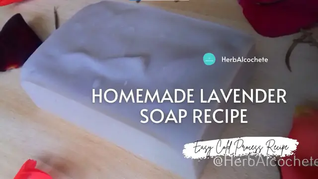 Video thumbnail for Homemade Lavender Soap Recipe