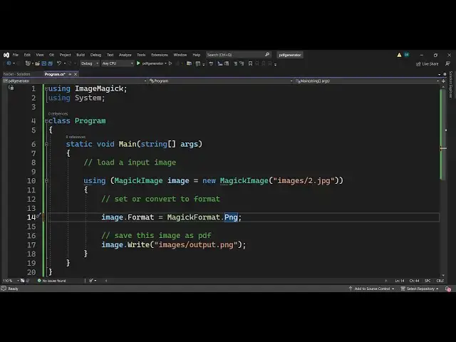 Video thumbnail for C# .NET ImageMagick Crash Course to Integrate it in Visual Studio to Build Image & PDF Converter
