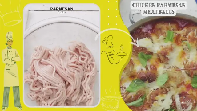 'Video thumbnail for Chicken Parmesan Meatballs'