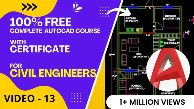 'Video thumbnail for Starting of Project in Autocad (Video-13) | Complete autocad tutorial for Civil Engineers'