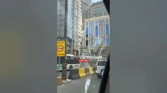 Video thumbnail for Makkah Street View 🥀❤️ || #shorts