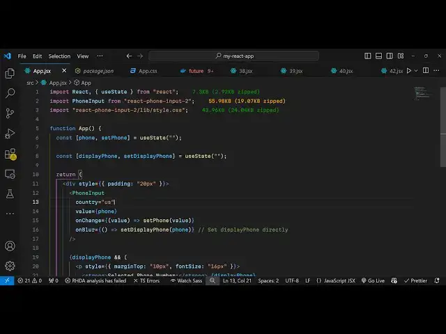Video thumbnail for Build a React.js Phone Number Input with Country Code and Flag Using react-phone-input Library